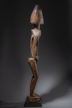 Large male figure, D. R. Congo, Metoko, Size: H: 147,5 cm (H: 58.1 inch), ID: 3052302 - 4/5