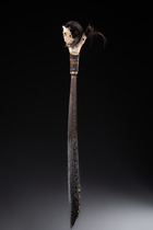 Sword "mandau", Indonesia - Borneo, Dayak, Size: L: 77,5 cm (L: 30.5 inch), ID: 3052286 - 2/4