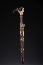 Sword "mandau", Indonesia - Borneo, Dayak, Size: L: 77,5 cm (L: 30.5 inch), ID: 3052286 - 4/4