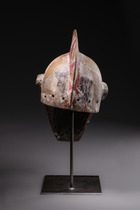 Helmmaske "bolo", Burkina Faso, Bobo, Größe: H: 36 cm (H: 14.2 inch), ID: 3052230 - 2/5