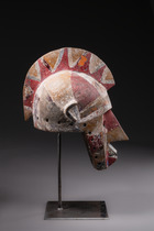 Helmmaske "bolo", Burkina Faso, Bobo, Größe: H: 36 cm (H: 14.2 inch), ID: 3052230 - 4/5