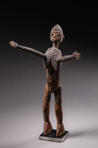 Standing female figure "bateba ti puo", Burkina Faso, Lobi, Size: H: 21 cm (H: 8.3 inch), ID: 3052251 - 5/5