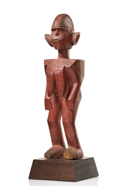 Figure féminine debout, Burkina Faso, Bobo, Taille: H: 37,5 cm (H: 14.8 inch), ID: 3052231