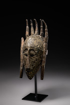 Maske "ntomo", Mali, Marka, Größe: H: 38 cm (H: 15.0 inch), ID: 3052254 - 5/5