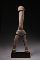 Männliche Ahnenfigur "kpin sebla", Burkina Faso, Dagari, Größe: H: 84 cm (H: 33.1 inch), ID: 3052233 - 4/5