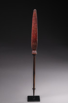 Spatule d'un récipient à chaux, Papouasie-Nouvelle-Guinée - Sepik, Taille: H: 40,5 cm (H: 15.9 inch), ID: 3052264 - 2/4