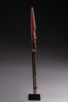 Spatule d'un récipient à chaux, Papouasie-Nouvelle-Guinée - Sepik, Taille: H: 40,5 cm (H: 15.9 inch), ID: 3052264 - 4/4