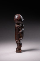 Amulettfigur mit Schildkröte, Indonesien - Borneo, Dayak, Größe: H: 11 cm (H: 4.3 inch), ID: 3052266 - 4/5