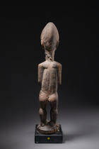 Standing male figure "blolo bian", Côte d'Ivoire, Baule, Size: H: 43 cm (H: 16.9 inch), ID: 3052167 - 5/5