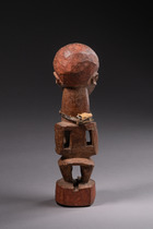 Figure magique anthropomorphe "nkishi" (pl. "mankishi"), R. D. Congo, Songye, Taille: H: 28 cm (H: 11.0 inch), ID: 3052192 - 3/6