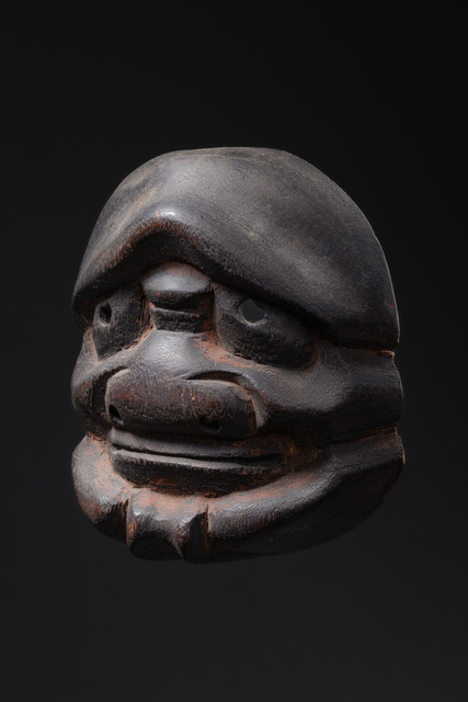 Theatre mask, Japan, Size: H: 15,5 cm (H: 6.1 inch), ID: 3052190