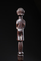 Figurally carved dignitary staff, Tanzania, Kwere, Size: H: 144,5 cm (H: 56.9 inch), ID: 3052241 - 5/5