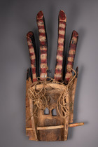 Masque d'antilopes "walu", Mali, Dogon, Taille: H: 65 cm (H: 25.6 inch), ID: 3052240 - 2/5