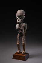 Standing female figure "bateba phuwe", Burkina Faso, Lobi, Size: H: 48 cm (H: 18.9 inch), ID: 3052238 - 2/5