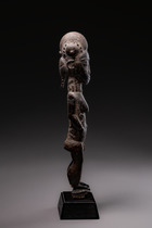 Standing female figure "blolo bla", Côte d'Ivoire, Baule, Size: H: 38,5 cm (H: 15.2 inch), ID: 3052239 - 2/5