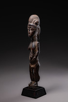 Standing female figure "blolo bla", Côte d'Ivoire, Baule, Size: H: 38,5 cm (H: 15.2 inch), ID: 3052239 - 5/5