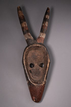 A fine early horned mask, D. R. Congo, Pende, Size: H: 55 cm (H: 21.7 inch), ID: 3052288 - 4/4