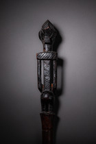 Stab mit weiblicher Figur, Mali, Bamana, Größe: H: 149 cm (H: 58.7 inch), ID: 3052289 - 2/4