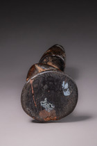 Male twin figure "ere ibeji", Nigeria, Yoruba, Shaki, Size: H: 28 cm (H: 11.0 inch), ID: 3052290 - 6/6