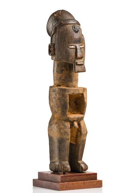 Male power figure 'buti', D. R. Congo, Teke, Size: H: 41,5 cm (H: 16.3 inch), ID: 3052291