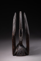 Crest mask "ekpeshi", Nigeria, Afo, Size: H: 28,5 cm (H: 11.2 inch), ID: 3052293 - 3/6