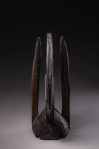 Crest mask "ekpeshi", Nigeria, Afo, Size: H: 28,5 cm (H: 11.2 inch), ID: 3052293 - 5/6