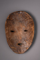 Anthropomorphic mask "idimu", D. R. Congo, Lega, Size: H: 23 cm (H: 9.1 inch), ID: 3052294 - 5/5