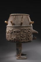 Trommel einer "ntan" oder "ompe"- Band, Ghana, Ashanti, Größe: H: 60 cm (H: 23.6 inch), ID: 3052281 - 2/7