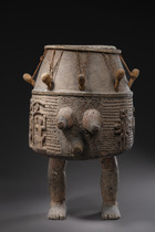 Trommel einer "ntan" oder "ompe"- Band, Ghana, Ashanti, Größe: H: 60 cm (H: 23.6 inch), ID: 3052281 - 4/7