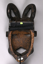 Anthropozoomorphic face mask "idiok ekpo", Nigeria, Ibibio, Size: H: 47 cm (H: 18.5 inch), ID: 3052308 - 3/5