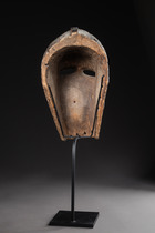 Weibliche "kifwebe" Maske "kikashi", D. R. Kongo, Songe, Größe: H: 30 cm (H: 11.8 inch), ID: 3052309 - 4/4