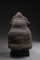 Masque-corbeille en forme de casque "baba tagwa", Papouasie-Nouvelle-Guinée, Montagnes du Prince Alexandre - cours moyen du fleuve Sepik, Abelam, Taille: H: 38,5 cm (H: 15.2 inch), ID: 3052343 - 4/5