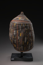 Helmförmige Korbmaske "baba tagwa", Papua-Neuguinea, Prinz-Alexander-Gebirge, Mittlerer Sepik, Abelam, Größe: H: 38,5 cm (H: 15.2 inch), ID: 3052345 - 2/5