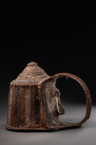 Masque en vannerie inhabituel, Papouasie-Nouvelle-Guinée, montagnes du Prince Alexandre - Sepik central, Taille: H: 36 cm (H: 14.2 inch), ID: 3052346 - 4/5