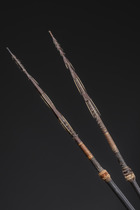 Two spears, Solomon Islands - Bougainville Island, Size: L: 271 cm (L: 106.7 inch), ID: 3052350 - 2/4