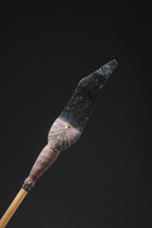 Spear with obsidian tip, Papua New Guinea - Bismarck Archipelago - Admirality Islands, Size: L: 154 cm 15,5 cm (obsidian) (L: 60.6 inch 6.1 inch (obsidian)), ID: 3052353 - 3/3