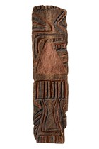 Ritualobjekt für Fruchtbarkeit "balum kemepe", West-Neuguinea - Zentrales Hochland, Eipomek, Dorf Moknerkon, Eipo, Größe: H: 102 cm B: 26 cm (H: 40.2 inch B: 10.2 inch), ID: 3052374 - 2/2