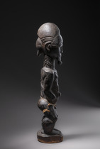 Figure masculine debout "blolo bian", Côte d'Ivoire, Baoulé, Taille: H: 42,5 cm (H: 16.7 inch), ID: 3052375 - 2/6