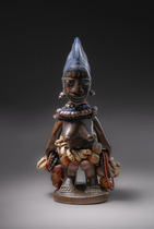 Figure jumelle féminine "ere ibeji", Nigéria, Yoruba, Abéokuta, Taille: H: 23,5 cm (H: 9.3 inch), ID: 3052497 - 3/6