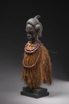 Figure fragmentaire, Côte d'Ivoire, Baoulé, Taille: H: 43 cm (H: 16.9 inch), ID: 3052499 - 4/5