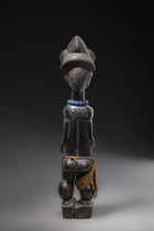 Figure féminine debout "blolo bla", Côte d'Ivoire, Baoulé, Taille: H: 43,5 cm (H: 17.1 inch), ID: 3052505 - 5/6