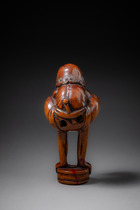 Netsuke of "Tenaga" as acrobat, Meiji period (1868 - 1912), Japan, Size: H: 6 cm (H: 2.4 inch), ID: 3052559 - 4/6