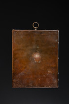 Image rituelle d’Avalokiteshvara (Padmapani), fin du XIXe / début du XXe siècle, Tibet / Népal, Taille: M: 21 cm x 21,5 cm x 3,5 cm (M: 8.3 inch x 8.5 inch x 1.4 inch), ID: 3052859 - 3/4