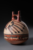 Récipient à double orifice avec être anthropomorphe, env. 200 -600 apr. J-C., Pérou, Nazca, Taille: H: 21 cm (H: 8.3 inch), ID: 3052526 - 2/6