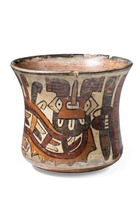 Bol avec être mythique, env. 200 - 600 apr. J.-C., Pérou, Nazca, Taille: H: 10,5 cm (H: 4.1 inch), ID: 3052531 - 2/8