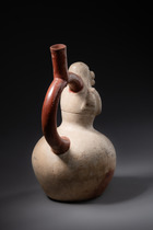 Récipient à anse-étrier figuré, env. 450 - 600 apr. J.-C., Pérou, Moche IV, Taille: H: 27 cm (H: 10.6 inch), ID: 3052525 - 5/6