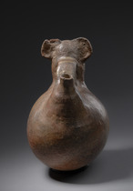 Vase à anse en ruban Jaguar, env. 200 av. J.-C. - 600 ap. J.-C., Pérou, Vicus, Taille: H: 21,5 cm (H: 8.5 inch), ID: 3052533 - 5/6