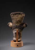 Adorante debout, vers 1100 - 1400 ap. J.-C., Pérou, Chancay, Taille: H: 16  cm (H: 16  cm), ID: 3052523 - 4/4