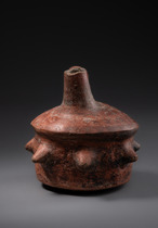 Récipient à anse avec des excroissances en forme d'épines, vers 800 apr. J.-C., Colombie, Calima, Taille: H: 12,5 cm (H: 4.9 inch), ID: 3052553 - 4/6