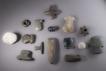 Ensemble de lames de hache en pierre, env. 7 au 15e siècle, Amérique du Sud, ID: 3052558 - 3/4